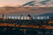 9.1不用安装直接看，9,1直接打开