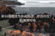 新91视频成为新闻热点，原因何在？，91视频叫啥