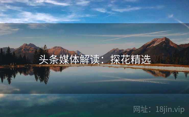 头条媒体解读：探花精选