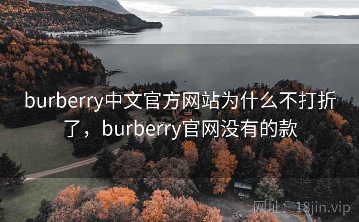 burberry中文官方网站为什么不打折了，burberry官网没有的款