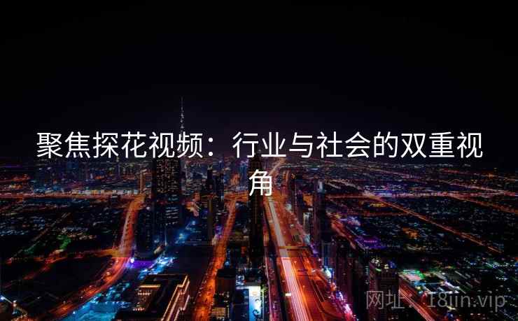 聚焦探花视频：行业与社会的双重视角